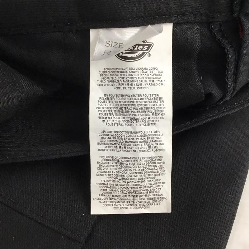 ディッキーズ Dickies パンツ ワークパンツ、ペインターパンツ ワイドパンツ カジュアルパンツ ワークパンツ 30インチ 無地 黒 / ブラック /  メンズ USED 古着 中古 10140951