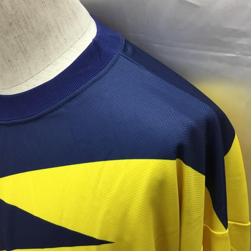 チャレンジャー CHALLENGER カットソー 長袖 CLG-CS 022-003 Gary YAMAMOTO LS WARM UP TEE タグ付き L ロゴ、文字 白 / ホワイト / X 黄 / イエロー / X 紺 / ネイビー /  メンズ USED 古着 中古 10109676