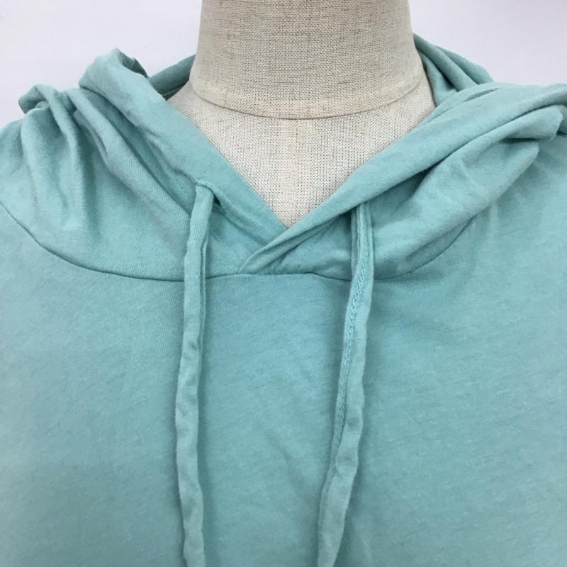ポロラルフローレン POLO RALPH LAUREN パーカー 半袖 プルオーバー 2XL ワンポイント 水色 / ライトブルー /  レディース USED 古着 中古 10115477