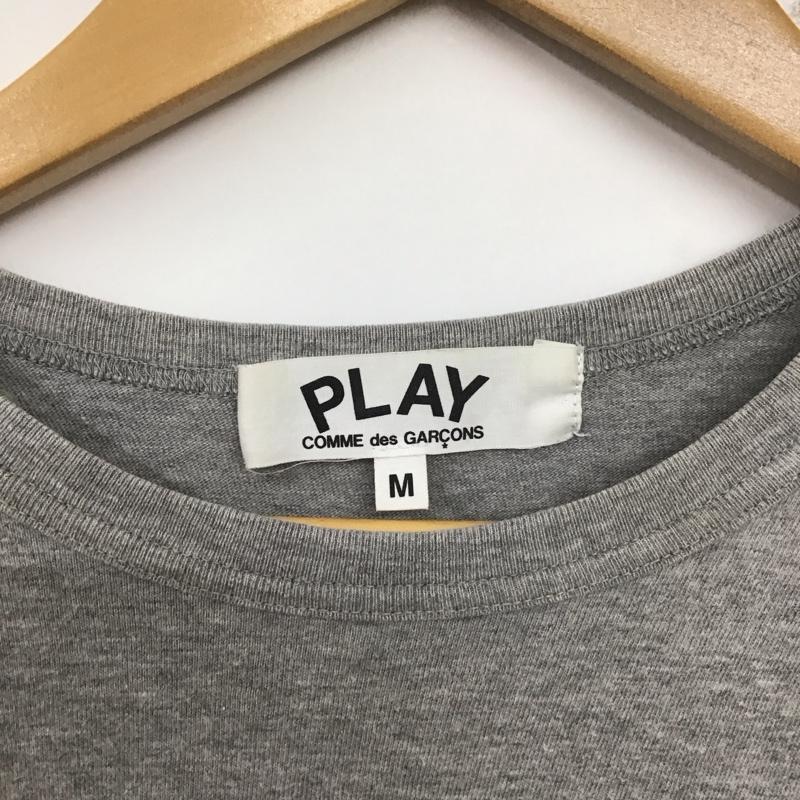 プレイコムデギャルソン PLAY COMME des GARCONS Tシャツ 半袖 M 無地 灰 / グレー /  レディース USED 古着 中古 10140338