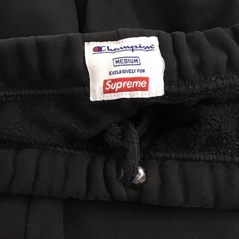 シュプリーム Supreme パンツ ワークパンツ、ペインターパンツ 17SS CHAMPIONSweatPants ワイドパンツ M ロゴ、文字 黒 / ブラック /  メンズ USED 古着 中古 10147464