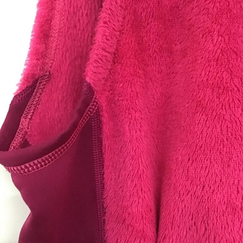 パタゴニア patagonia ベスト ベスト ジップアップベスト フリースベスト ノースリーブ スタンドカラー M ロゴ、文字 桃 / ピンク /  レディース USED 古着 中古 10136456