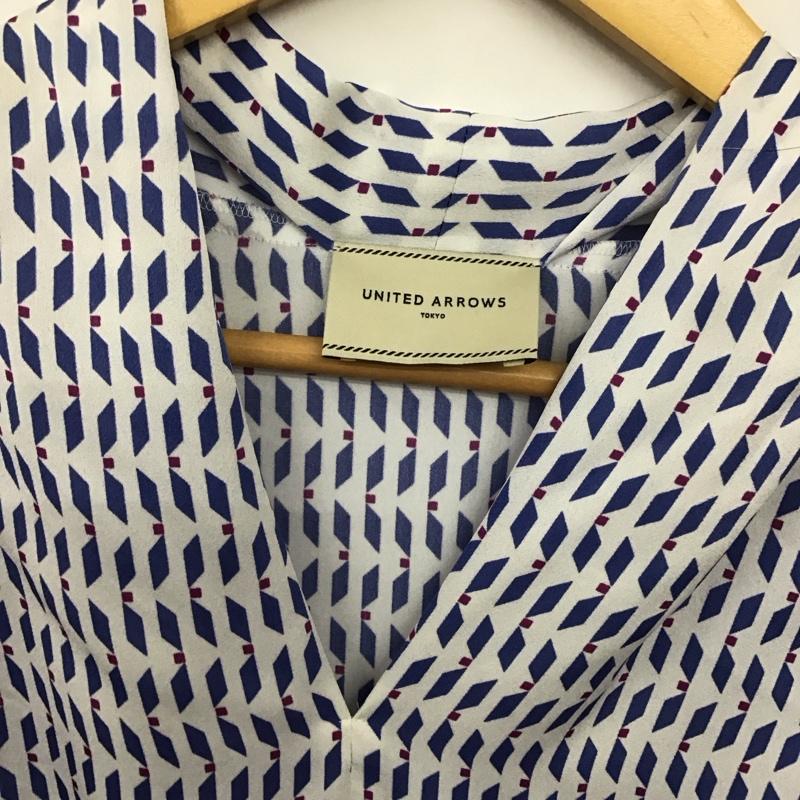 ユナイテッドアローズ UNITED ARROWS シャツ、ブラウス 長袖 総柄 マルチカラー / マルチカラー /  レディース USED 古着 中古 10130836
