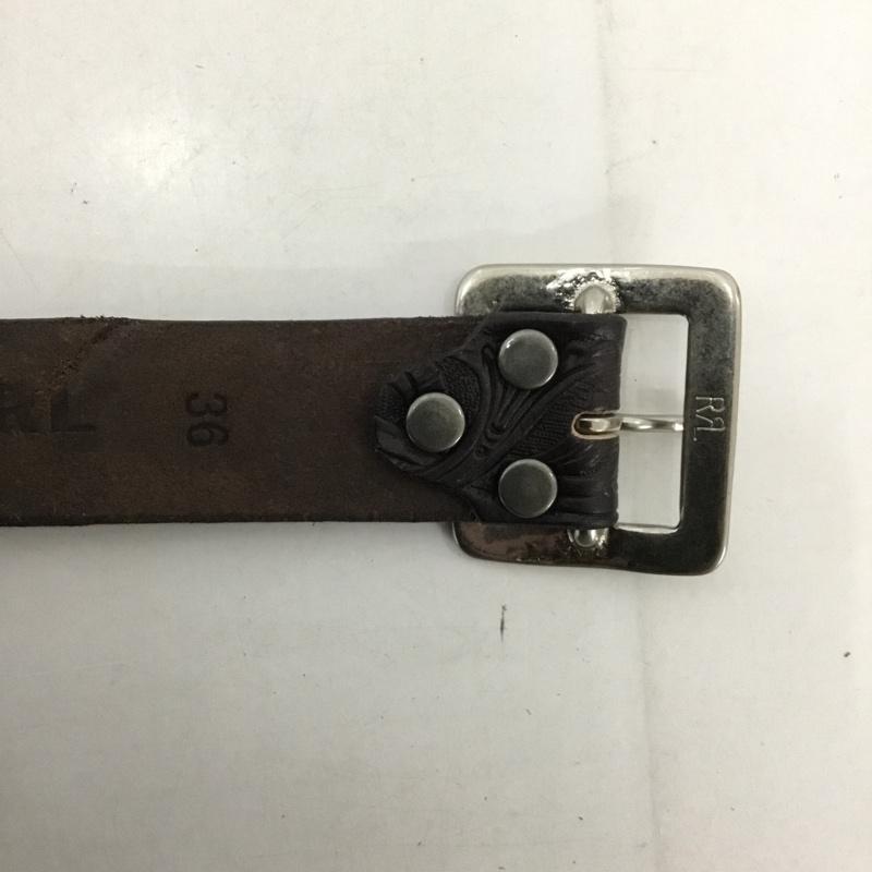 ダブルアールエル RRL ベルト・バックル ベルト 総柄 ダークブラウン / ダークブラウン /  メンズ USED 古着 中古 10128810