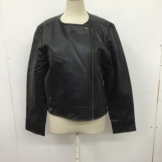 ビームス ハート BEAMS HEART ジャケット、上着 レザージャケット M 無地 黒 / ブラック /  レディース USED 古着 中古 10124819