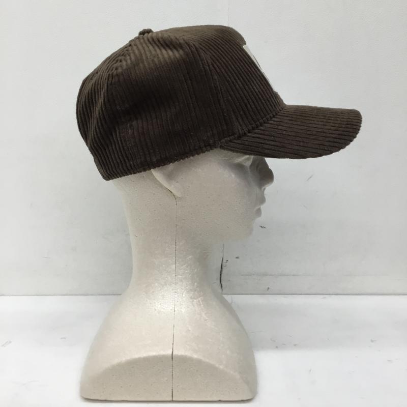 ニューエラ NEW ERA 帽子 キャップ X-LARGE コーデュロイ ロゴ、文字 茶 / ブラウン /  メンズ USED 古着 中古 10140922