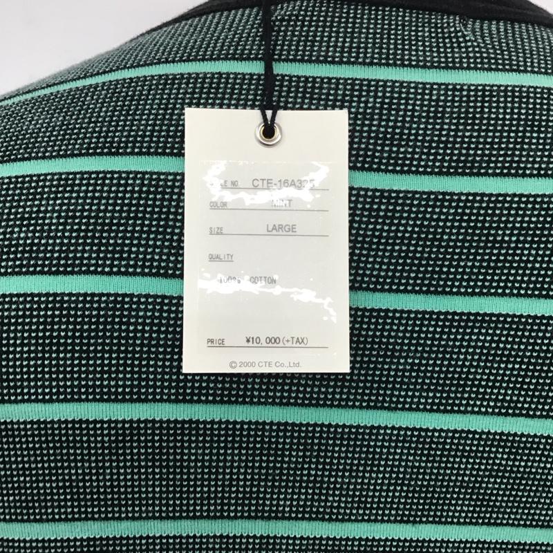 クーティー COOTIE Tシャツ 半袖 半袖カットソー プリントTシャツ クルーネックカットソー L ボーダー柄 マルチカラー / マルチカラー /  メンズ USED 古着 中古 10113141