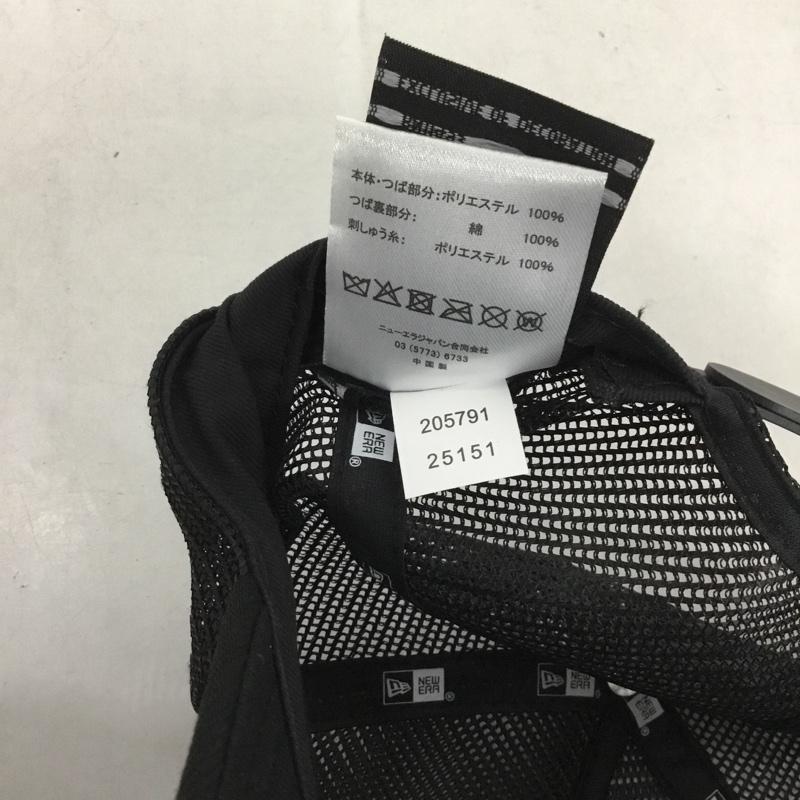 ニューエラ NEW ERA 帽子 キャップ メッシュキャップ クラシックロゴ ロゴ、文字 黒 / ブラック /  メンズ USED 古着 中古 10144299
