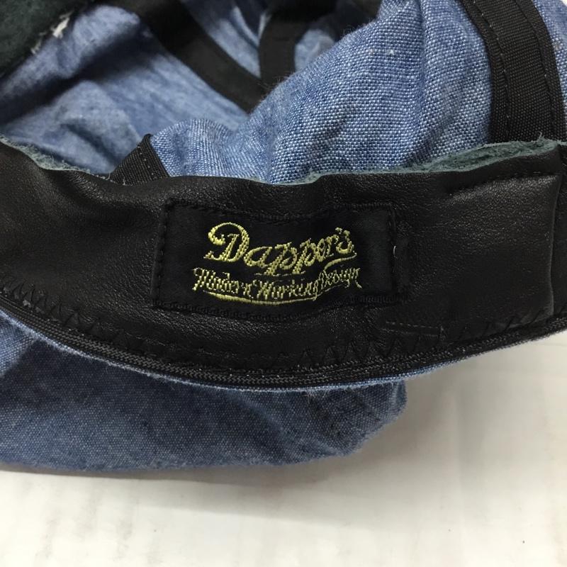 ダッパーズ DAPPER S 帽子 キャップ シャンブレー ロゴ、文字 水色 / ライトブルー /  メンズ USED 古着 中古 10111235