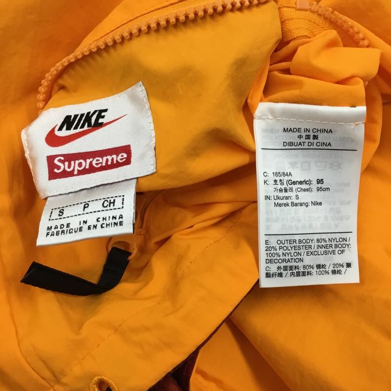 シュプリーム Supreme パーカー 長袖 20AW Supreme×NIKE JewelReversibleRipstopAnorak プルオーバー リバーシブル S ロゴ、文字 橙 / オレンジ /  メンズ USED 古着 中古 10109411