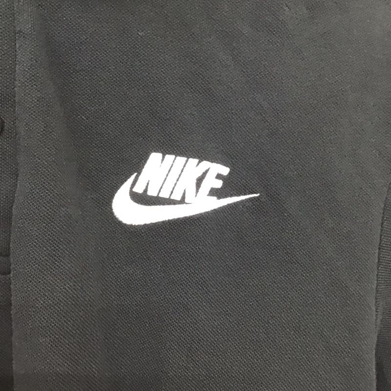 ナイキ NIKE ポロシャツ 半袖 cn8765-010 半袖ポロシャツ 半袖カットソー XXL ロゴ、文字 黒 / ブラック /  メンズ USED 古着 中古 10144874