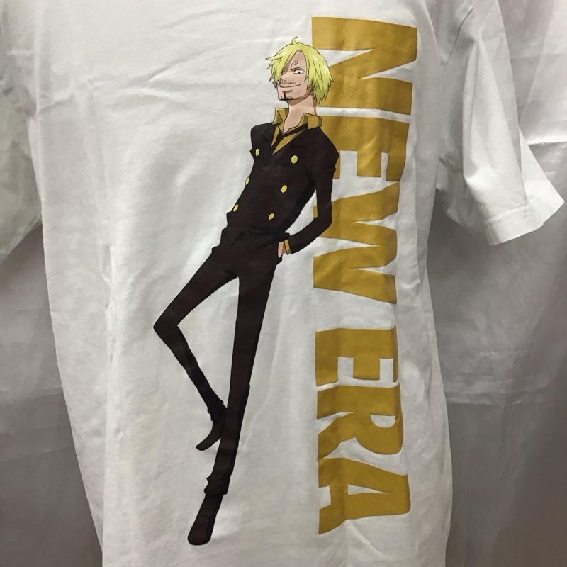ニューエラ NEW ERA Tシャツ 半袖 半袖カットソー プリントTシャツ クルーネックカットソー XL プリント 白 / ホワイト /  メンズ USED 古着 中古 10111801
