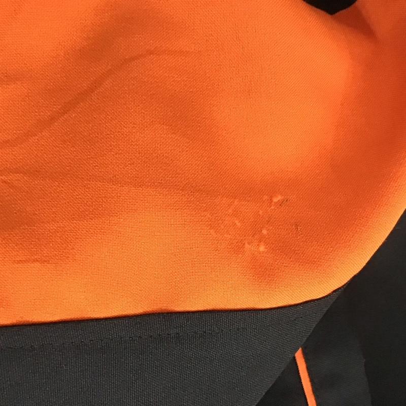 古着 USED シャツ、ブラウス 半袖 半袖シャツ プリントシャツ ポケットシャツ 古着 steady XL プリント 黒 / ブラック / X 橙 / オレンジ /  メンズ USED 古着 中古 10132591