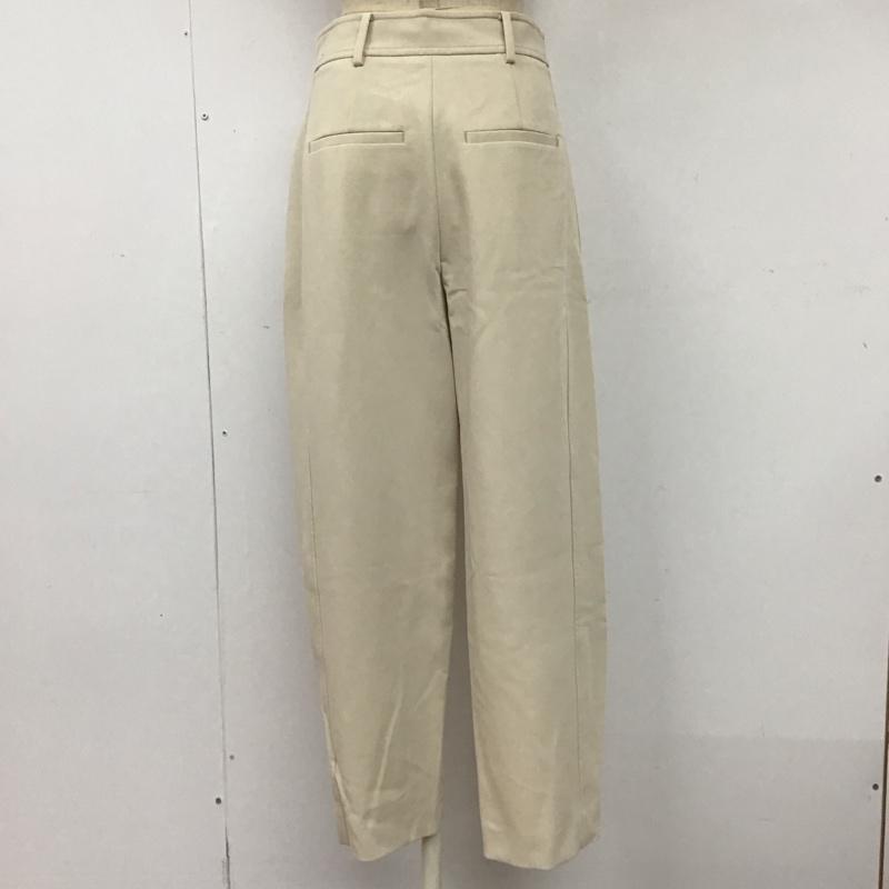 ザラ ZARA ボトムス ボトムス 1478 060 806 ワイドパンツ コクーンパンツ タック XS 無地 アイボリー / アイボリー /  レディース USED 古着 中古 10118461