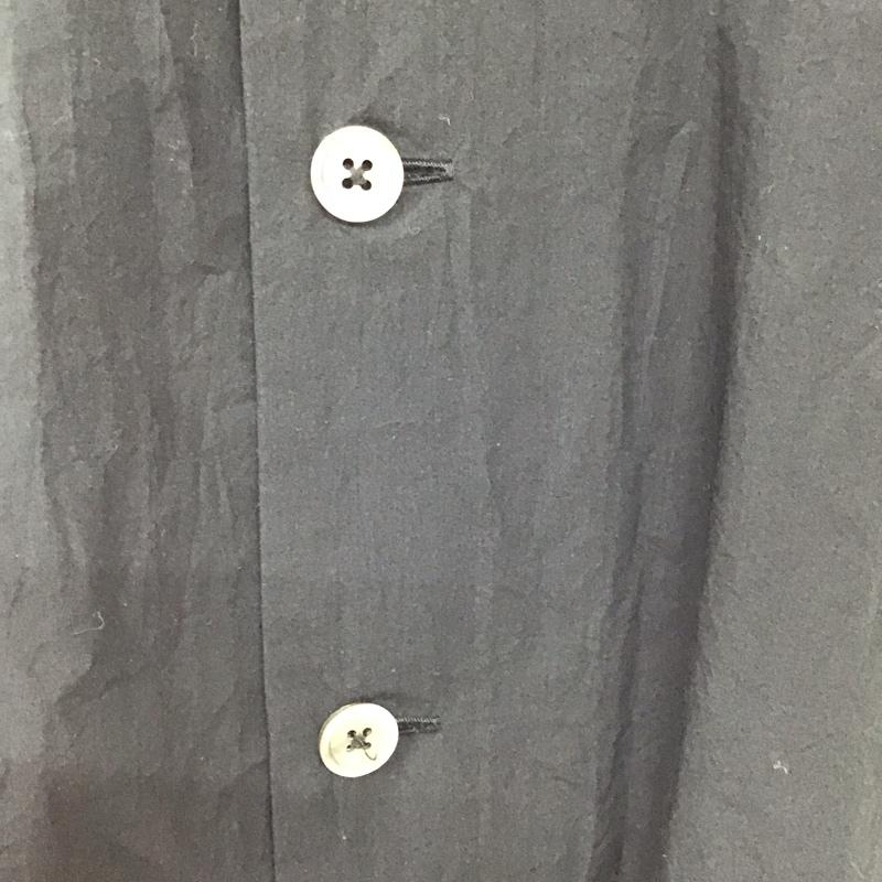 ダブリューピー WP シャツ、ブラウス 半袖 sd01-b03004 オープンカラーシャツ 半袖シャツ M ロゴ、文字 黒 / ブラック /  メンズ USED 古着 中古 10116552