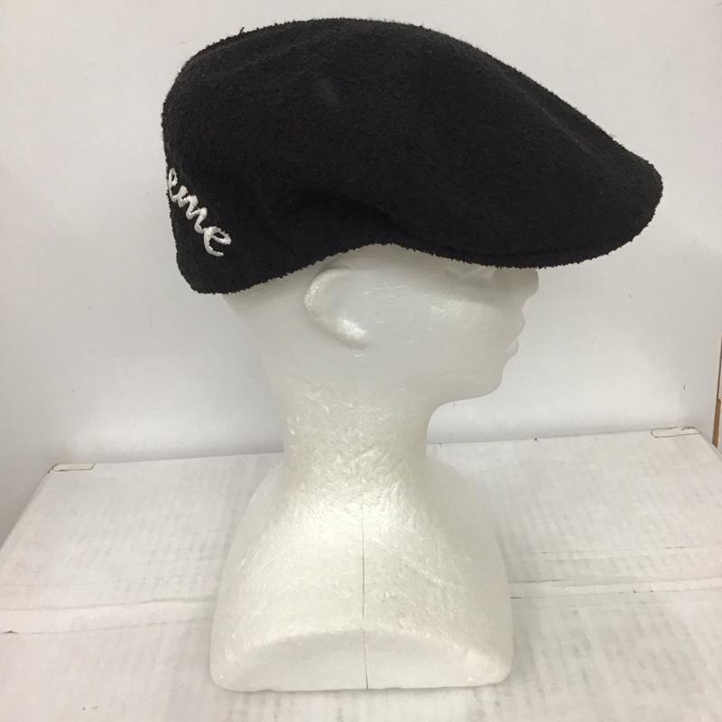 シュプリーム Supreme 帽子 ハンチング H130SS21 21SS KANGOL ロゴ、文字 黒 / ブラック /  メンズ USED 古着 中古 10111525
