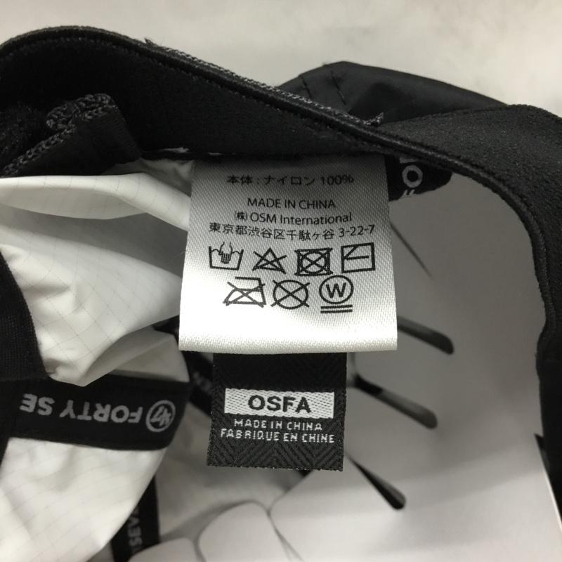 ナンガ NANGA 帽子 キャップ 47 フォーティーセブン ロゴ、文字 黒 / ブラック /  メンズ USED 古着 中古 10109196