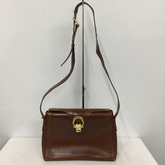 セリーヌ CELINE ショルダーバッグ ショルダーバッグ OLD CELINE 馬車金具  茶 / ブラウン /  レディース USED 古着 中古 10148660