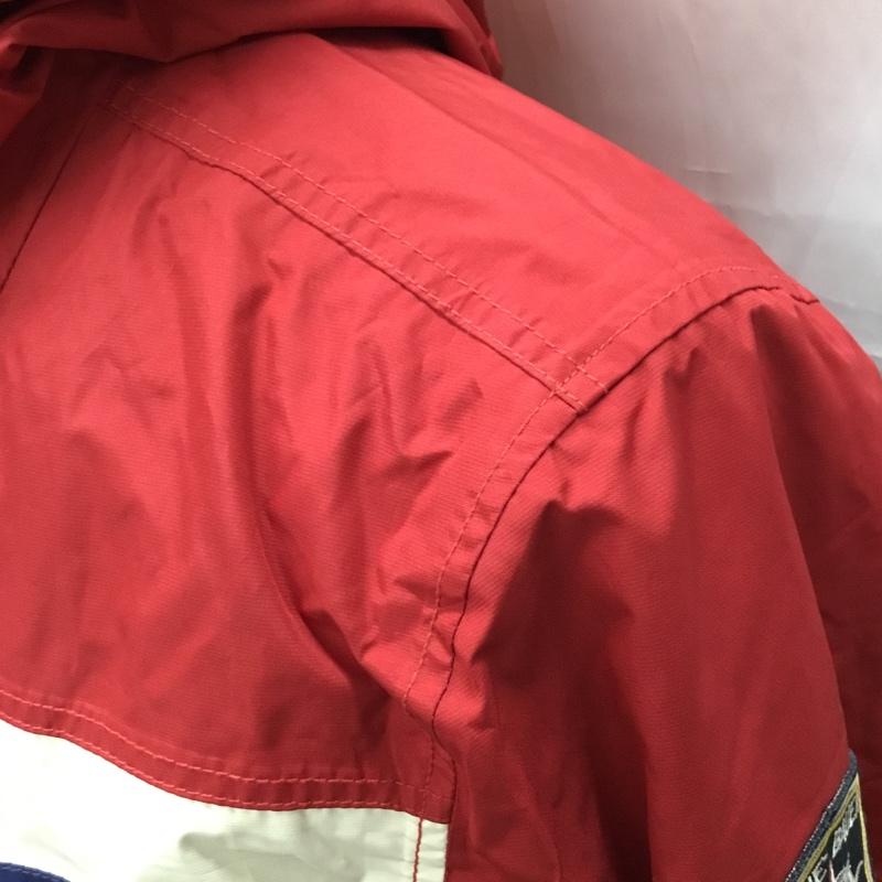 エディーバウアー Eddie Bauer ジャケット、上着 ジャケット、ブレザー ウィンドブレーカー M ワンポイント 赤 / レッド / X 白 / ホワイト / X 紺 / ネイビー /  メンズ USED 古着 中古 10111361