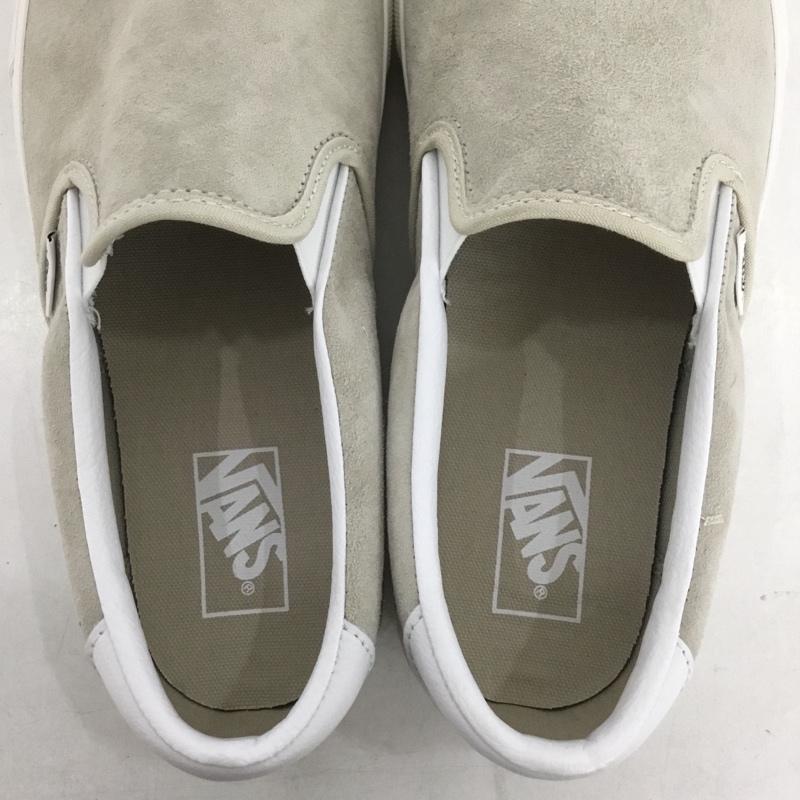 バンズ VANS スリッポン スリッポン 721278 ローカット 28.5cm スニーカー 28.5cm ロゴ、文字 灰 / グレー /  メンズ USED 古着 中古 10140161