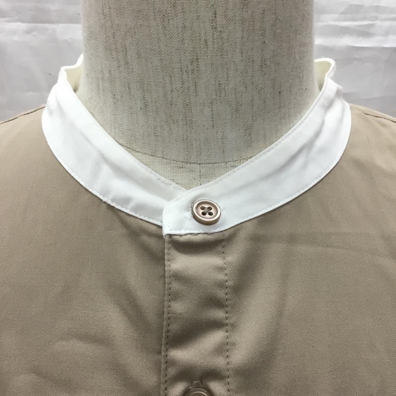 センスオブプレイス SENSEOFPLACE シャツ、ブラウス 半袖 aa25-13a142 グラフィックアートシャツC 半袖シャツ L プリント ベージュ / ベージュ /  メンズ USED 古着 中古 10115772