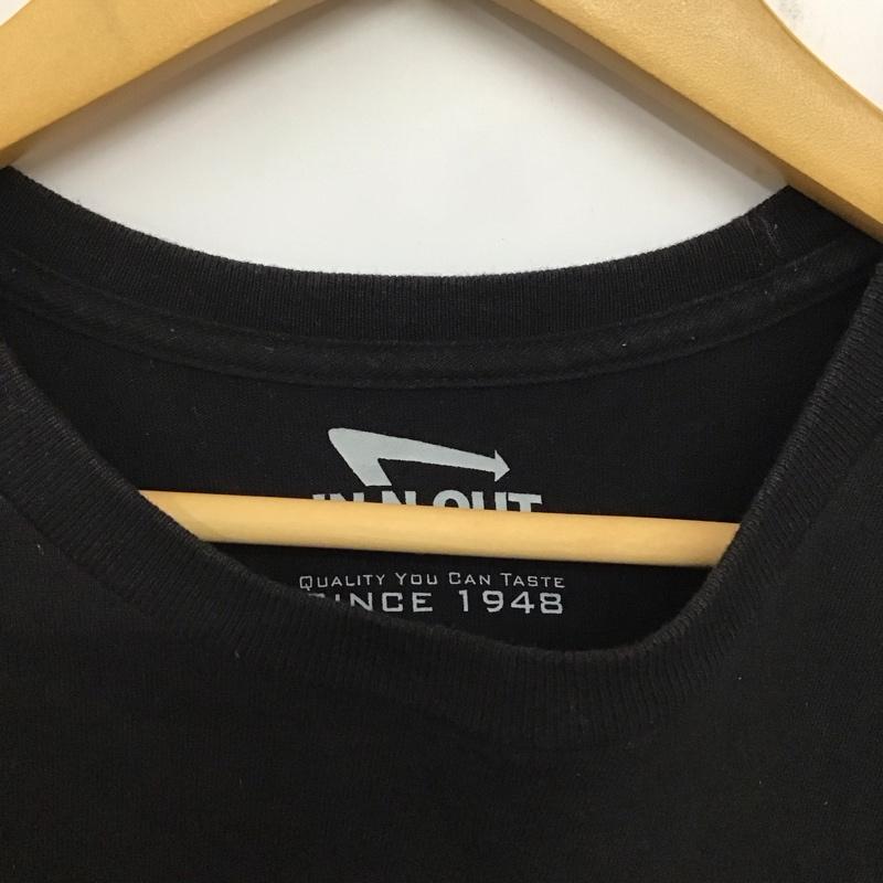 古着 USED Tシャツ 半袖 半袖カットソー プリントTシャツ クルーネックカットソー L プリント 黒 / ブラック /  メンズ USED 古着 中古 10134006