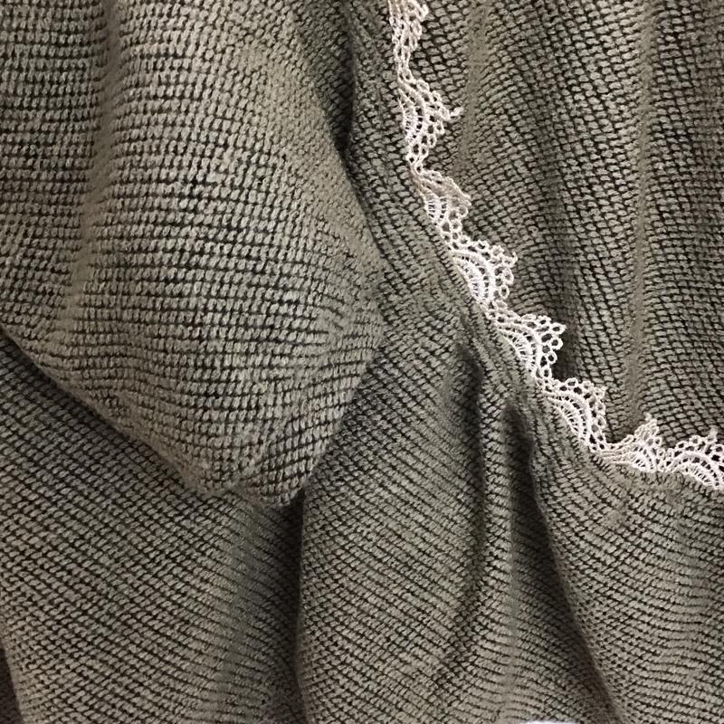 アクシーズファム axes femme カットソー 長袖 長袖カットソー プルオーバーシャツ フリルカラー M 総柄 マルチカラー / マルチカラー /  レディース USED 古着 中古 10147048