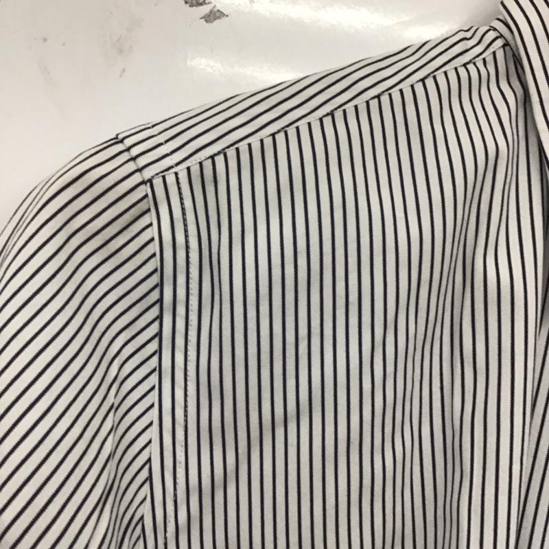 ラルフローレン RALPHLAUREN シャツ、ブラウス 半袖 半袖シャツ ストライプシャツ S ストライプ 白 / ホワイト / X 紺 / ネイビー /  ボーイズ USED 古着 中古 10128765