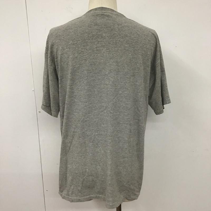 ナイキ NIKE Tシャツ 半袖 半袖カットソー プリントTシャツ クルーネックカットソー スポーツウェア M ロゴ、文字 灰 / グレー /  メンズ USED 古着 中古 10110907