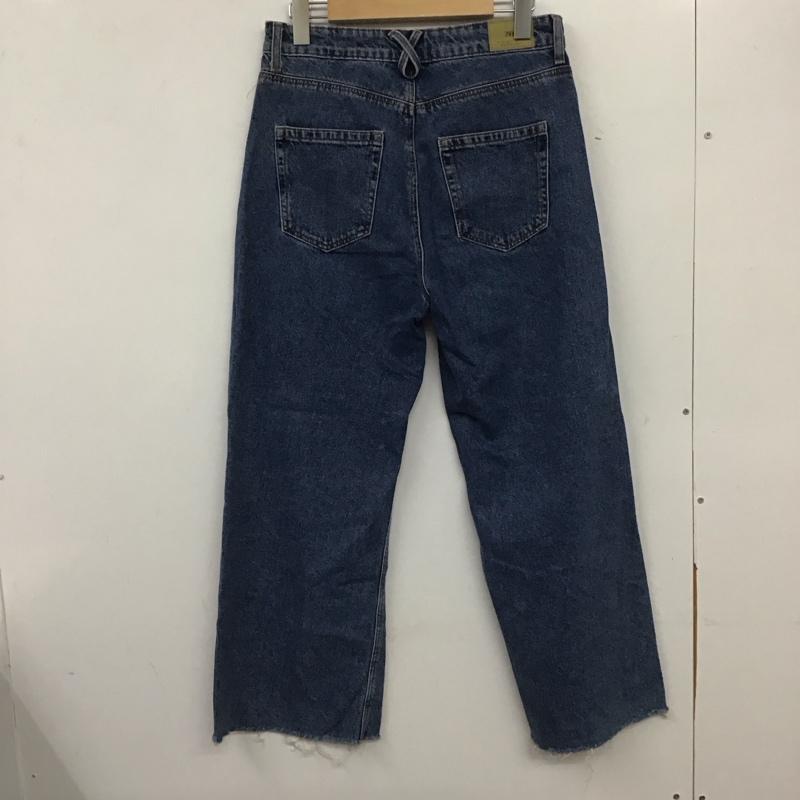 ザラ ZARA パンツ デニム、ジーンズ 36 無地 インディゴ / インディゴ /  レディース USED 古着 中古 10139946