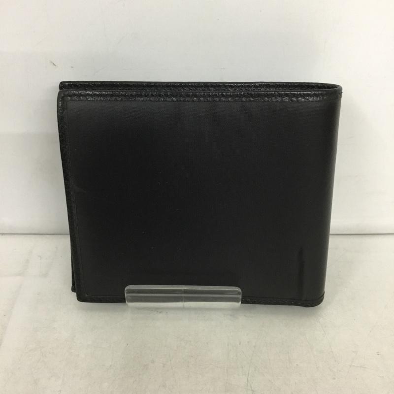 ハンティングワールド Hunting World 財布 二つ折り 箱有 ワンポイント 黒 / ブラック /  メンズ USED 古着 中古 10136340