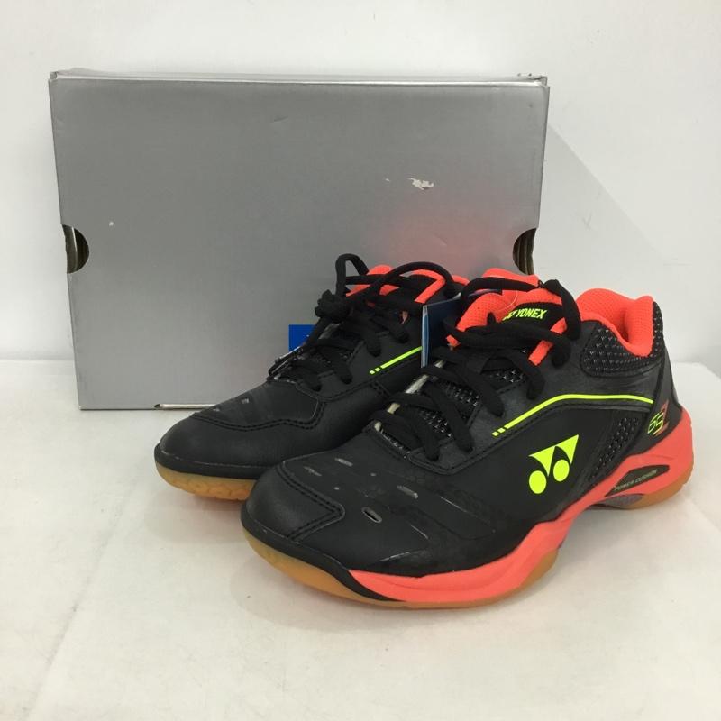 ヨネックス YONEX スニーカー スニーカー SHB65Z パワークッション65Z 23cm バドミントンシューズ 箱有 23.0cm ロゴ、文字 黒 / ブラック / X 赤 / レッド / X 黄 / イエロー /  レディース USED 古着 中古 10149904