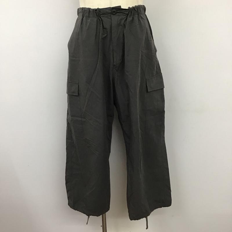 レリュームジャーナルスタンダード relume Journal Standard パンツ ワークパンツ、ペインターパンツ 22-030-464-0300-2-0 カーゴパンツ ワイドパンツ カジュアルパンツ L 無地 灰 / グレー /  メンズ USED 古着 中古 10114565