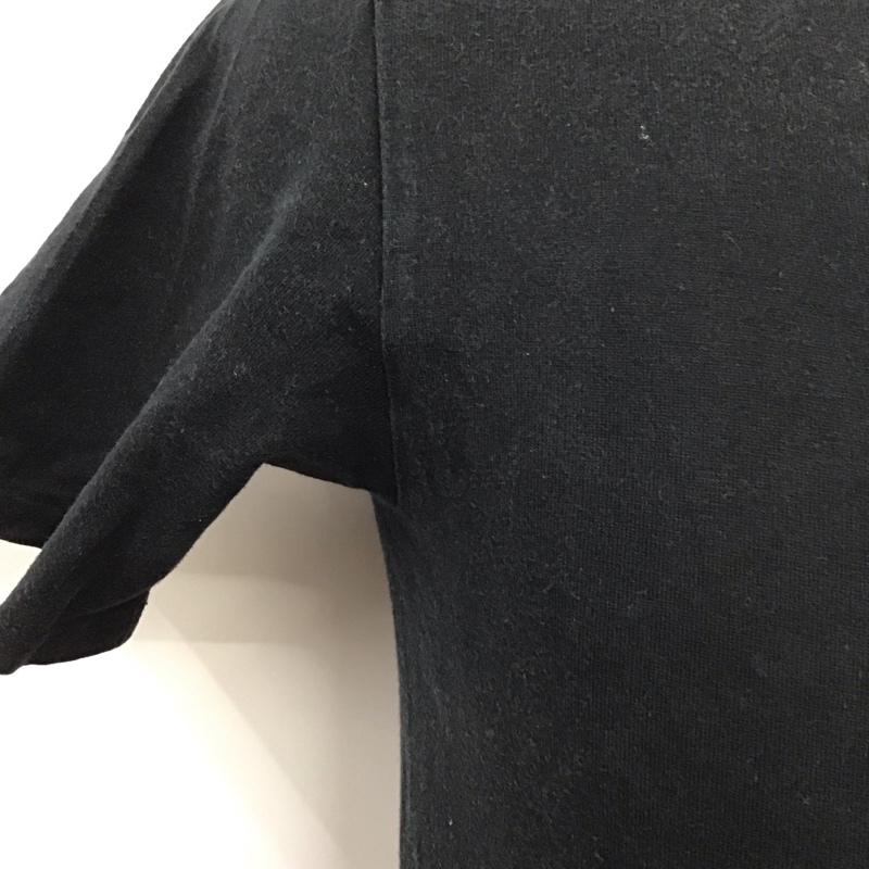 サスクワァッチファブリックス SASQUATCHfabrix. Tシャツ 半袖 半袖カットソー プリントTシャツ クルーネックカットソー M プリント 黒 / ブラック /  メンズ USED 古着 中古 10123990