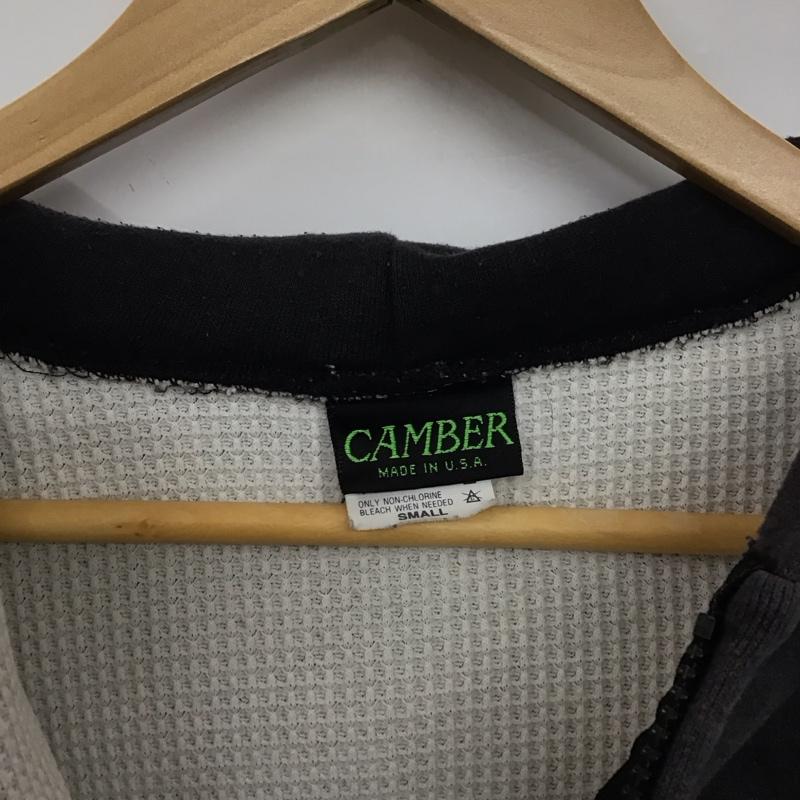 キャンバー CAMBER パーカー 長袖 ジップアップパーカー 長袖パーカー カジュアルジャケット S 無地 ダークグレー / ダークグレー /  メンズ USED 古着 中古 10148942