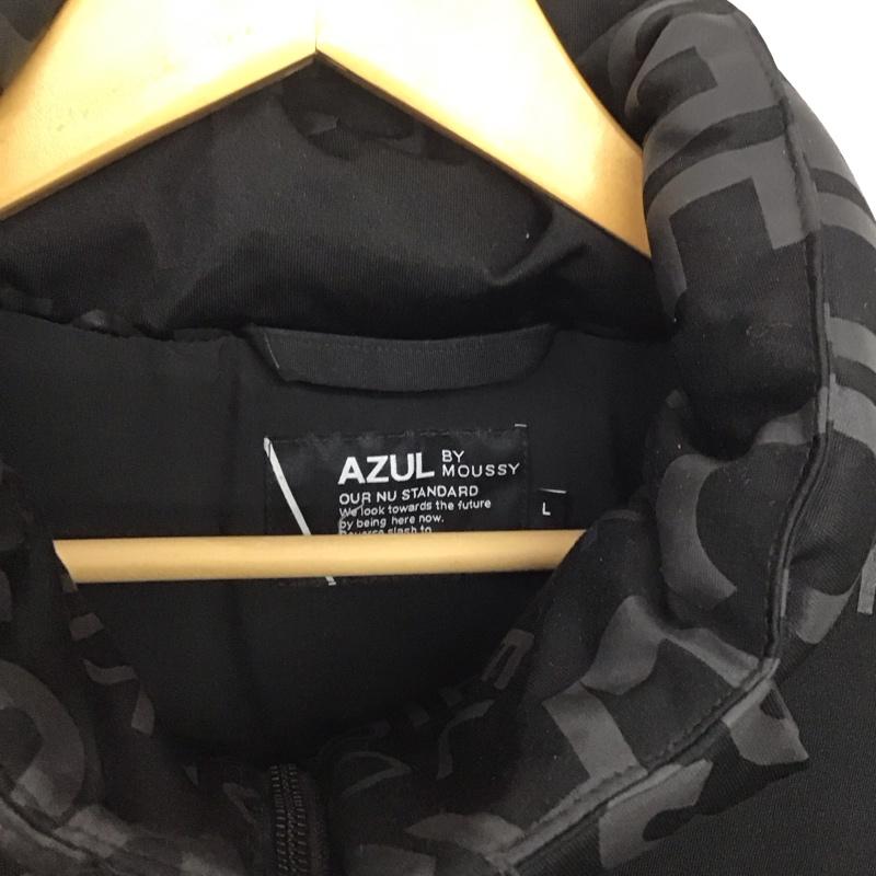 アズールバイマウジー AZUL BY MOUSSY ジャケット、上着 ジャンパー、ブルゾン 251GAC30-092I B-HEATティンバーウルフプリント中綿ブルゾン L 総柄 黒 / ブラック /  メンズ USED 古着 中古 10144089