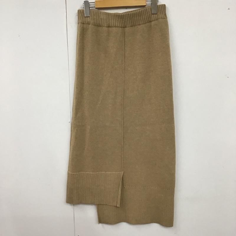 スライ SLY スカート ロングスカート 030eaa71-1460 STEPHEMLONGスカート タイトスカート ストレッチスカート 2 無地 ベージュ / ベージュ /  レディース USED 古着 中古 10122832