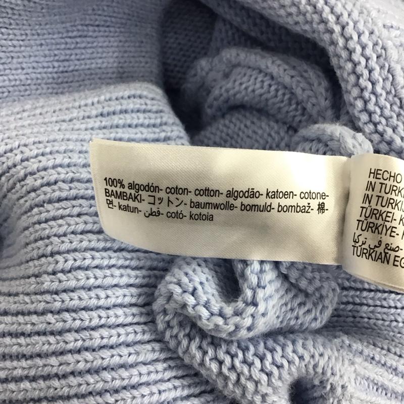 ザラ ZARA ニット、セーター 長袖 S 無地 水色 / ライトブルー /  レディース USED 古着 中古 10140290