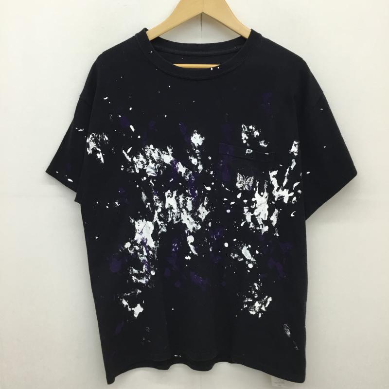 ニードルス Needles Tシャツ 半袖 GL369 L  黒 / ブラック /  メンズ USED 古着 中古 10127369