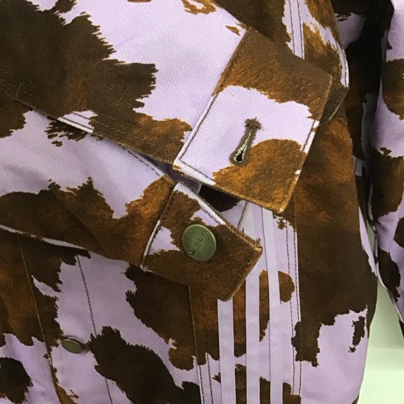 アディダス adidas ジャケット、上着 ジャケット、ブレザー HE3739 Ivy Park Denim Cow-Print Jacket M 総柄 マルチカラー / マルチカラー /  メンズ USED 古着 中古 10106389