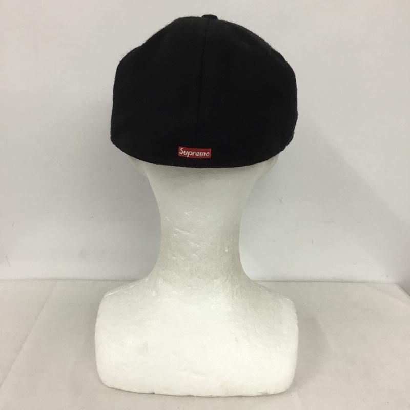 シュプリーム Supreme 帽子 キャップ WOOL S Logo 6Panel Cap EBBETS FIELD FLANNELS 7 1/2 ロゴ、文字 黒 / ブラック /  メンズ USED 古着 中古 10143930
