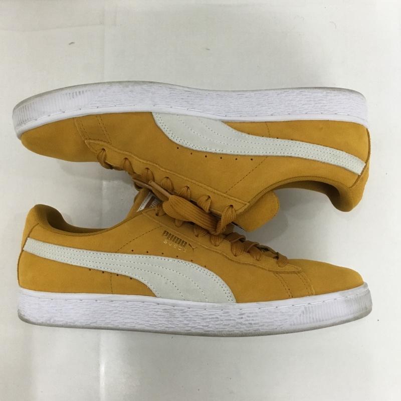 プーマ PUMA スニーカー スニーカー 36534731 SUEDE CLASSIC 27.5cm 箱有 27.5cm ロゴ、文字 マスタード / マスタード /  メンズ USED 古着 中古 10128891