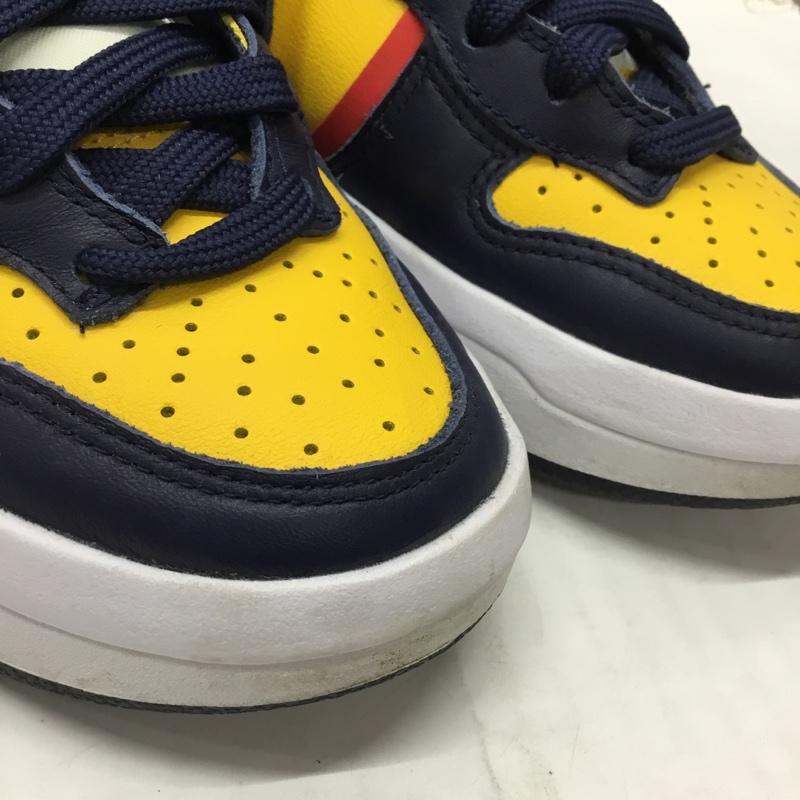 ナイキ NIKE スニーカー スニーカー DH3718-701 WMNS DUNK HIGH UP 22.5cm 22.5cm ロゴ、文字 紺 / ネイビー / X 黄 / イエロー / X 赤 / レッド / X 白 / ホワイト /  レディース USED 古着 中古 10111534