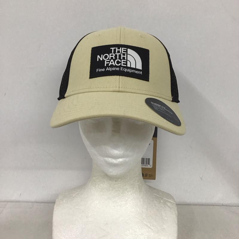 ザノースフェイス THE NORTH FACE 帽子 キャップ NF0A5FXA MUDDER TRUCKER メッシュキャップ タグ付き ロゴ、文字 ベージュ / ベージュ /  メンズ USED 古着 中古 10132510