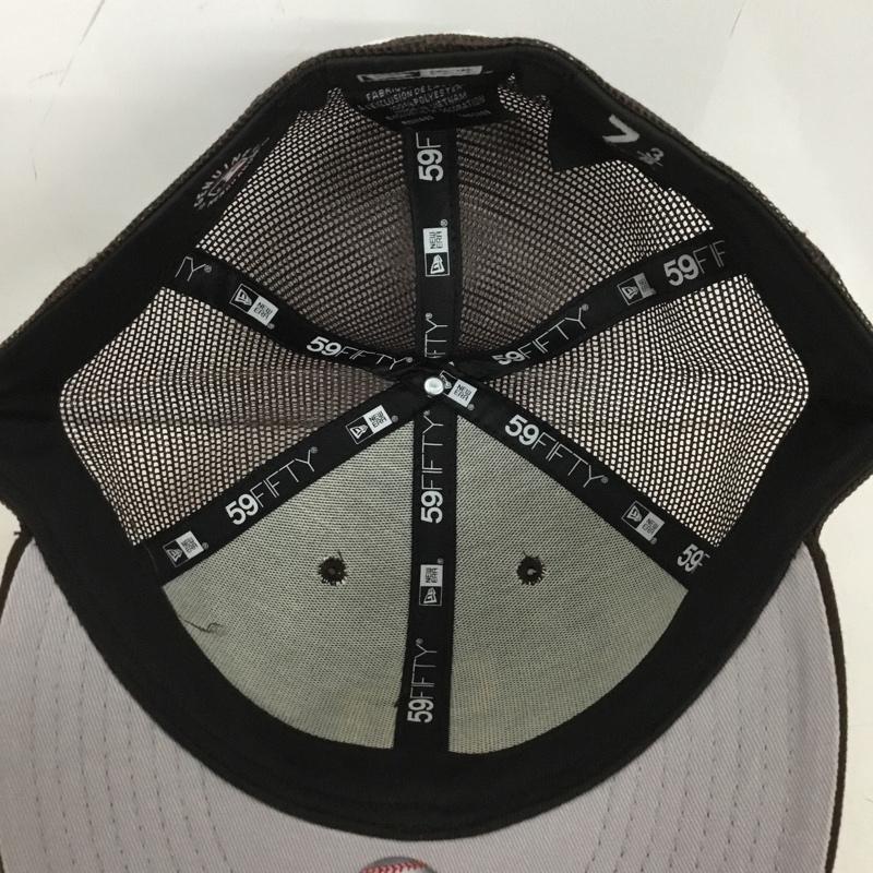 ニューエラ NEW ERA 帽子 キャップ SD サンディエゴ パドレス メッシュキャップ ロゴ、文字 茶 / ブラウン /  メンズ USED 古着 中古 10150596