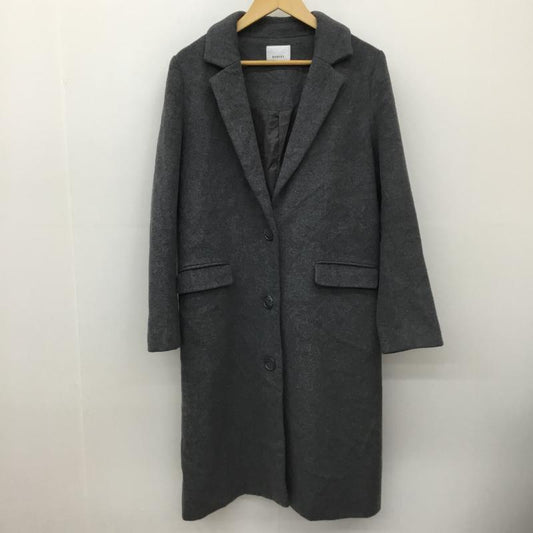 エゴイスト EGOIST コート コート一般 2 無地 チャコールグレー / チャコールグレー /  レディース USED 古着 中古 10137698