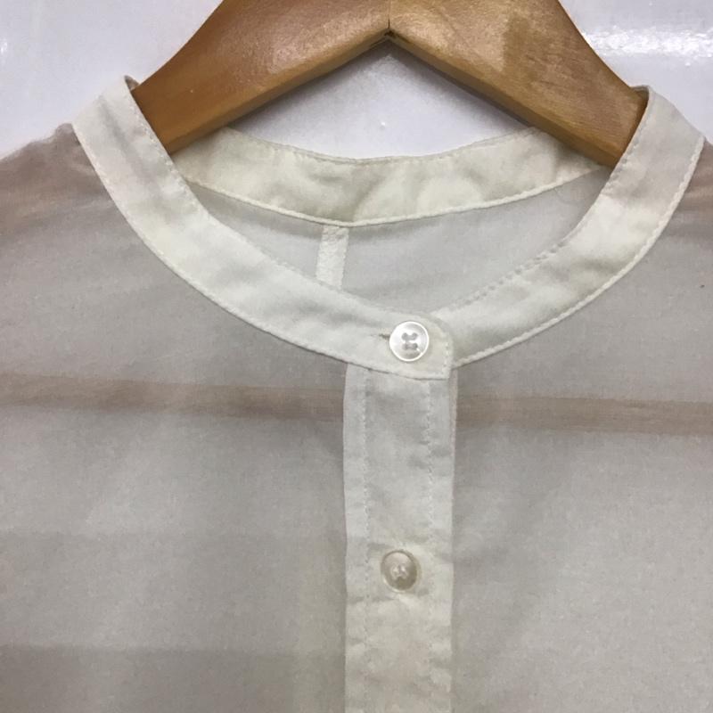 ローリーズファーム LOWRYS FARM シャツ、ブラウス 長袖 FREE 無地 白 / ホワイト /  レディース USED 古着 中古 10144594
