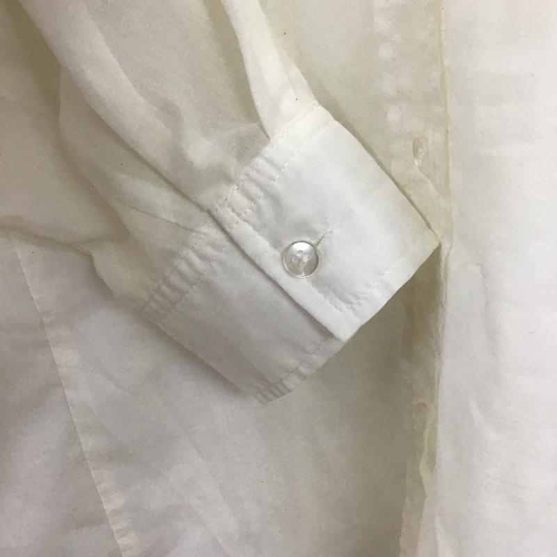 ローリーズファーム LOWRYS FARM シャツ、ブラウス 長袖 FREE 無地 白 / ホワイト /  レディース USED 古着 中古 10144594