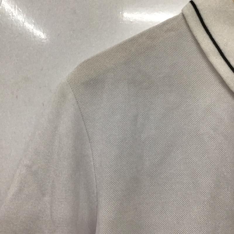 ザノースフェイス THE NORTH FACE ポロシャツ 半袖 nt21414 ベーシックラインポロシャツ 半袖カットソー M ロゴ、文字 白 / ホワイト /  メンズ USED 古着 中古 10148243