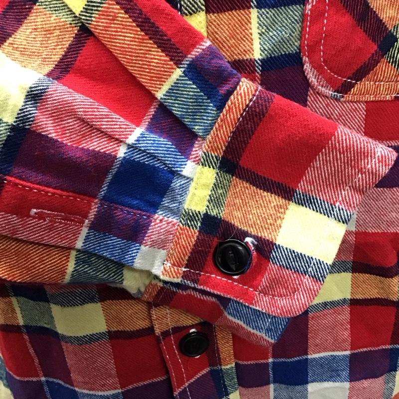 テッドマン TEDMAN シャツ、ブラウス 長袖 長袖シャツ カラーシャツ ポケットシャツ 長袖カットソー チェックシャツ M チェック マルチカラー / マルチカラー /  メンズ USED 古着 中古 10118434